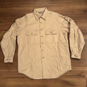 Vintage Carhartt Shirt Mens XL Chamois Flannel Outdoor Wear Made in USA Union